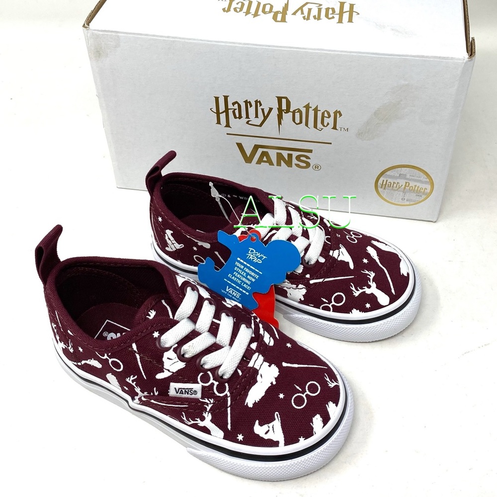 VANS Harry Potter Authentic Elastic Burgundy Toddl - Picture 7 of 8